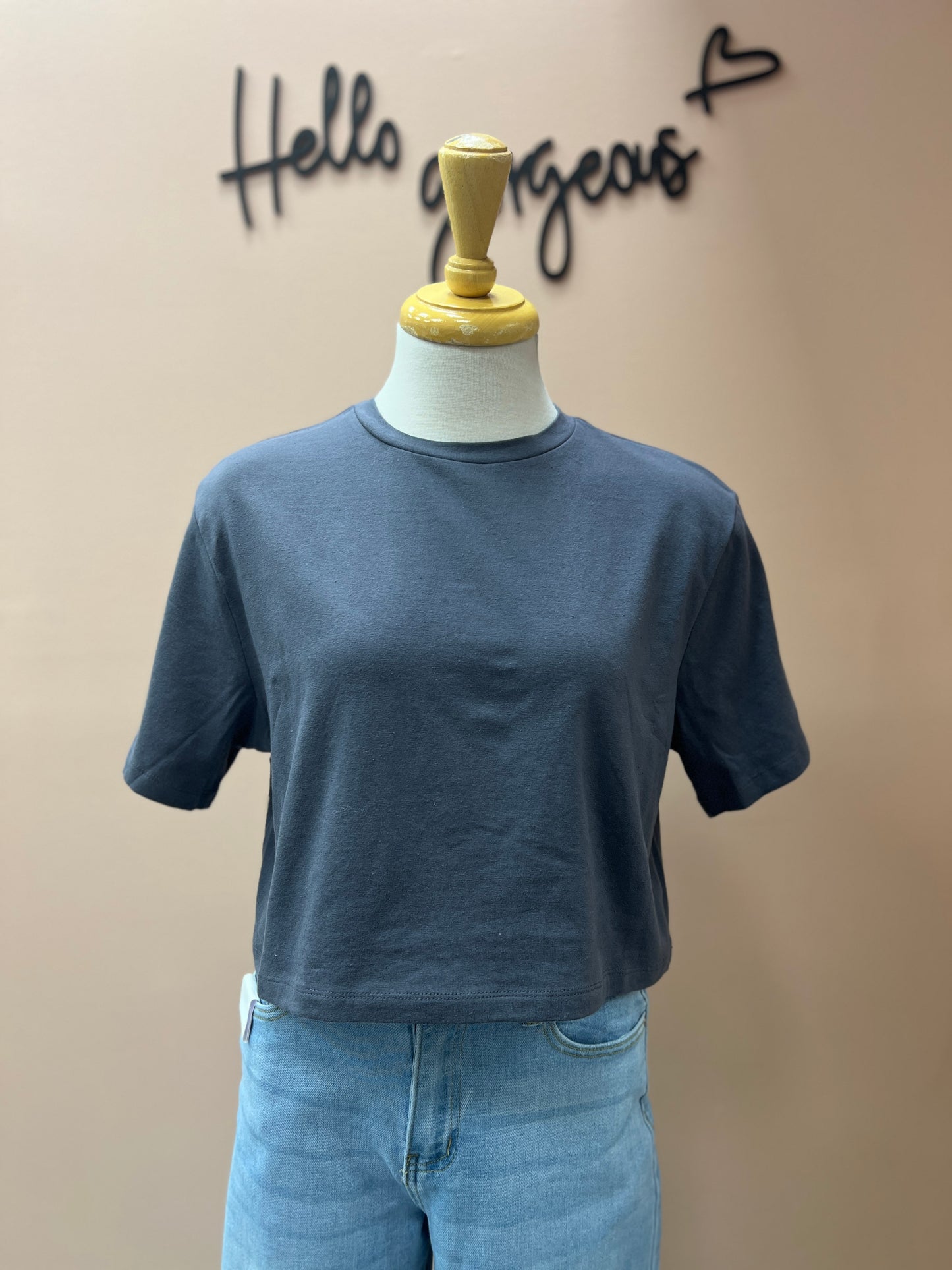 Plain Cropped Top
