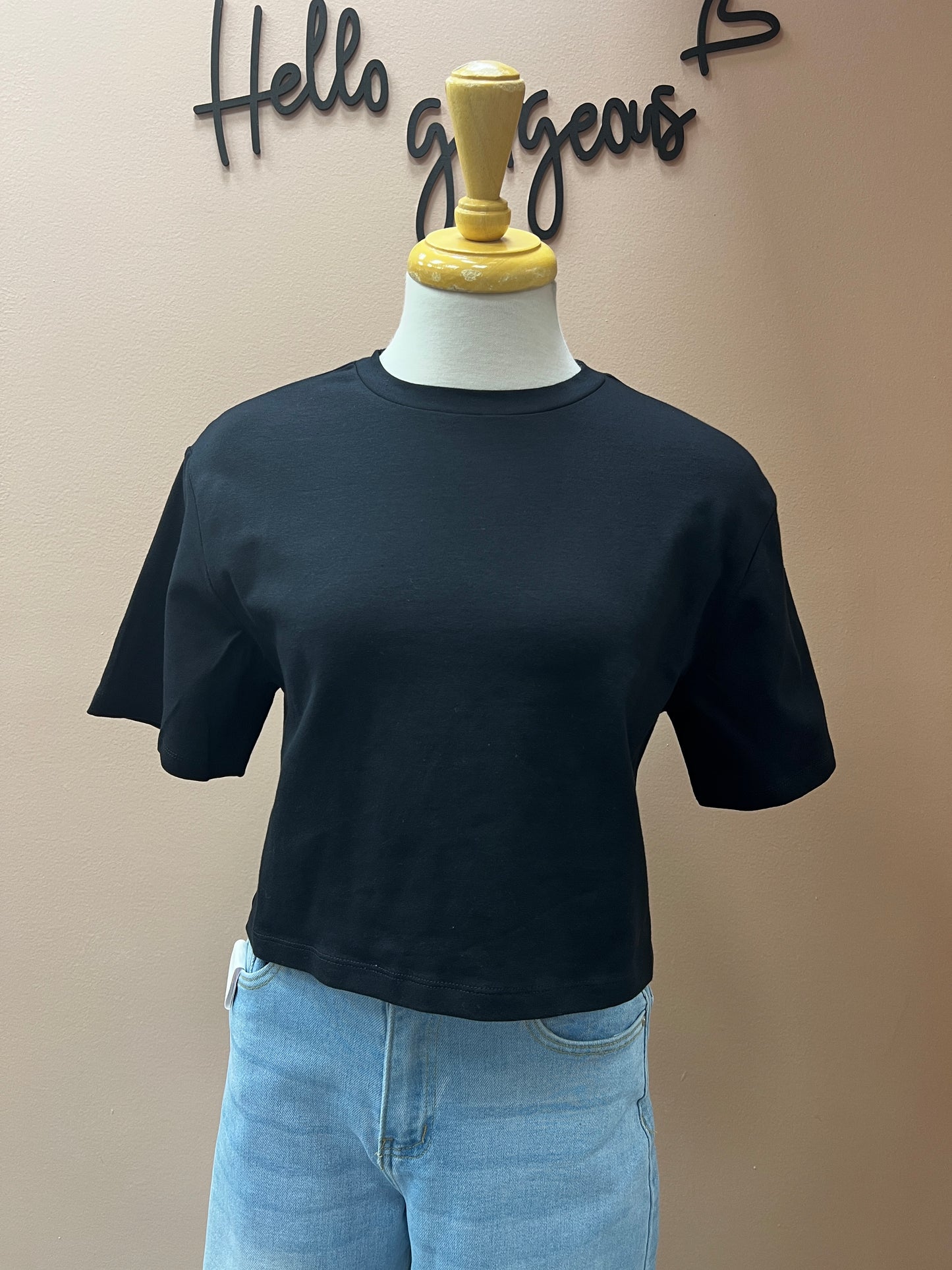 Plain Cropped Top