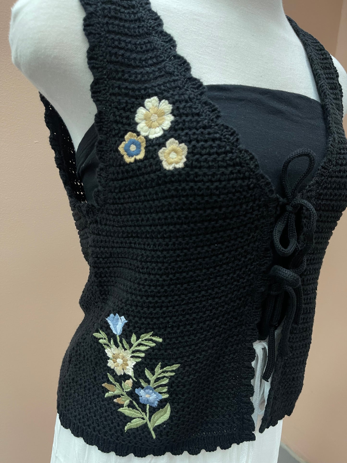 Vintage Crochet Vest