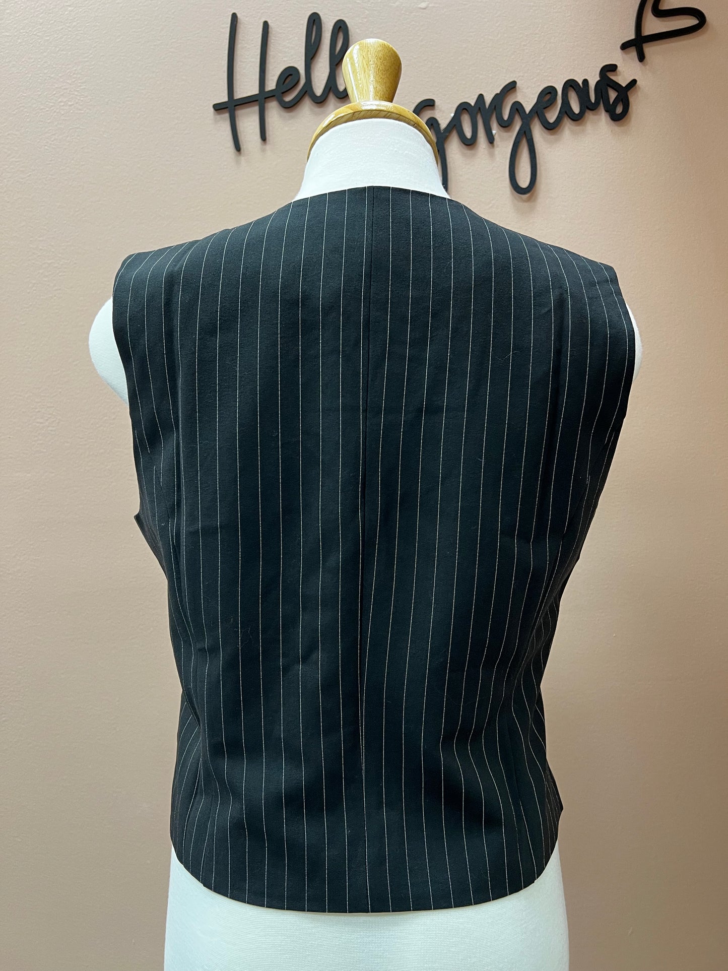 Striped Suit Vest