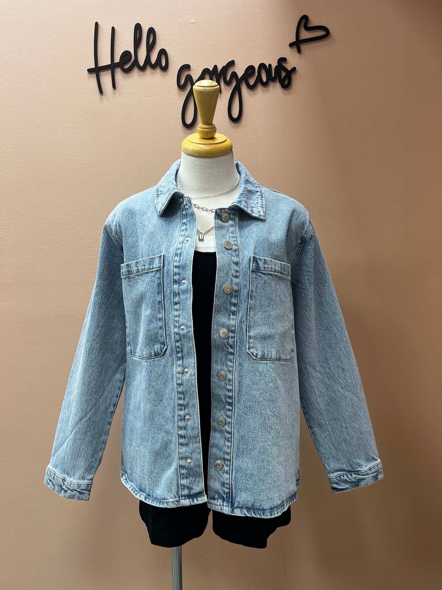 Double Pocket Denim Jacket